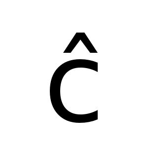 latin small letter   circumflex   graphemica