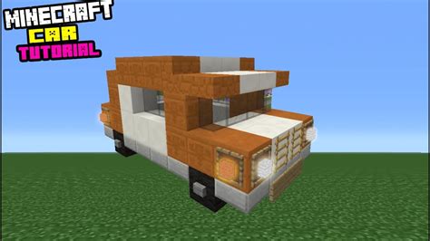 minecraft tutorial how to make a car youtube