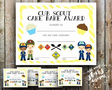 cub scout certificates