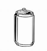 Cans Outline Aluminum Pepsi Library Clipground Koozie Iisd sketch template
