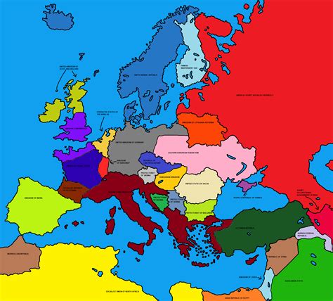 alternate history map of europe i haven t thought of all