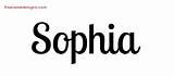 Sophia Name Tattoo Designs Shani Handwritten Eboni Tag Names Freenamedesigns sketch template