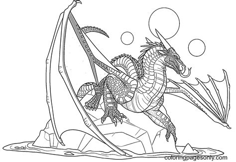 wings  fire coloring page sexiezpicz web porn