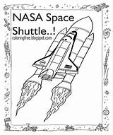 Shuttle sketch template