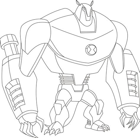 ben  omniverse coloring pages coloring home