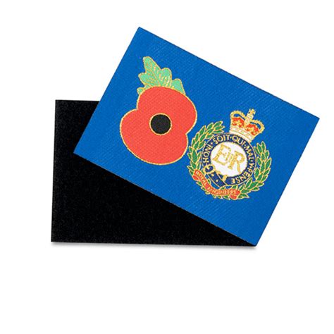 corps of royal engineers poppy service patch poppy shop uk