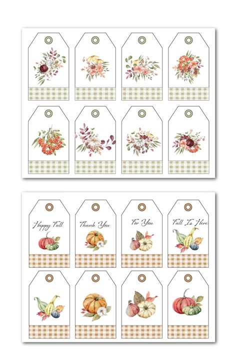 fall printable gift tags hearts content farmhouse