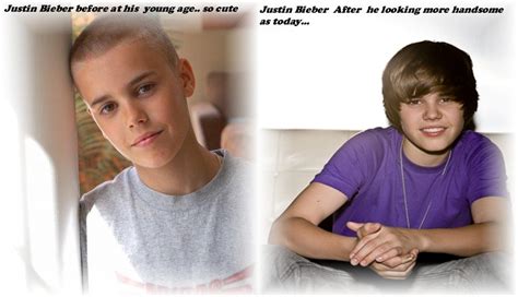 before and after handsome justin bieber justin bieber photo
