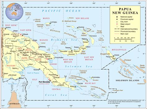 maps  papua  guinea map library maps   world