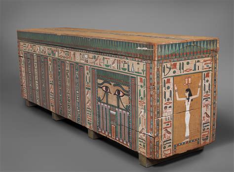 coffin  khnumnakht middle kingdom  metropolitan museum  art