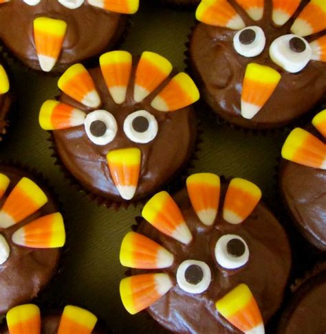 how to make turkey cupcakes thanksgiving recipe and craft