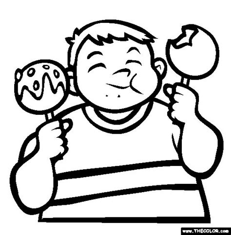 candy apple coloring page  candy apple  coloring apple