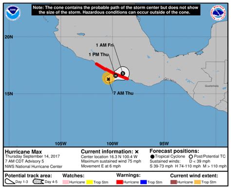 hurricane max forms in eastern pacific ocean poses threat