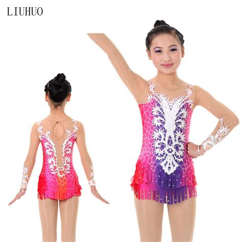 buy girl women rhythmic gymnastics performance suit