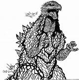 Godzilla Mecha Albanysinsanity sketch template