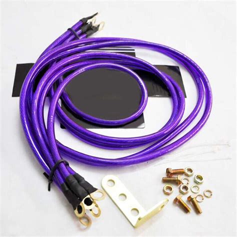 Universal 5 Point Car Battery Ground Earth Wire Grounding Cable System