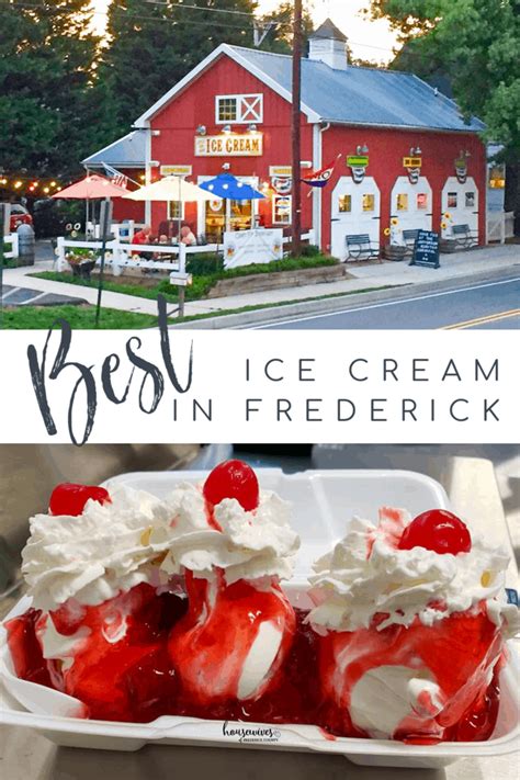 ice cream places  frederick county maryland housewives