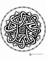 Coloring Mandala Kids Celtic Pages Adults Knot Printables Print sketch template