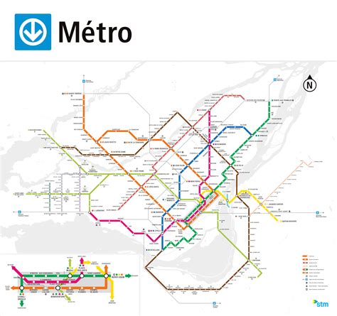 montreal metro map  streets cape  county map