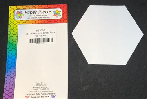 paper pieces   hexagons