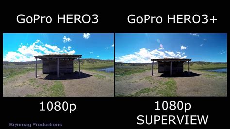gopro hero  gopro hero superview comparison  youtube