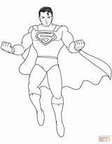 Superman Coloring Pages Printable Drawing Dot sketch template