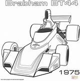 Coloring Pages Brabham Bt44 1975 Printable Drawing sketch template