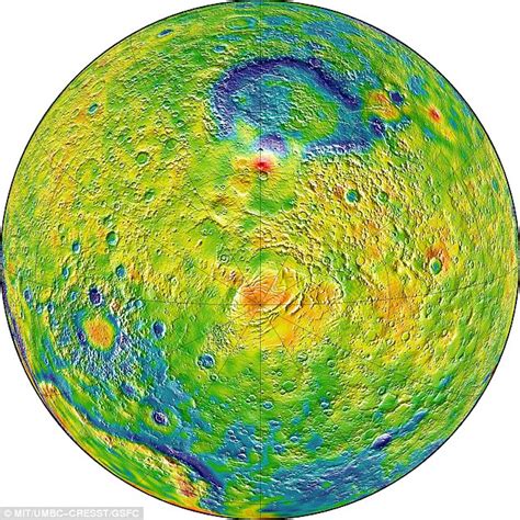 stunning gravity maps begin to unlock the secrets of mars surface daily mail online