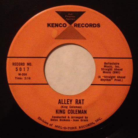 king coleman alley rat dressed  plaid discogs