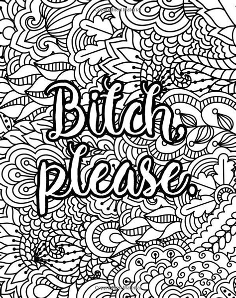 pin  valarie ante  adult swear word coloring pages swear word