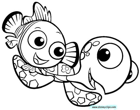 nemo printable coloring pages
