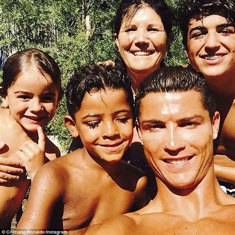 Cristiano Ronaldo Snaps A Selfie With His Mini Me Son