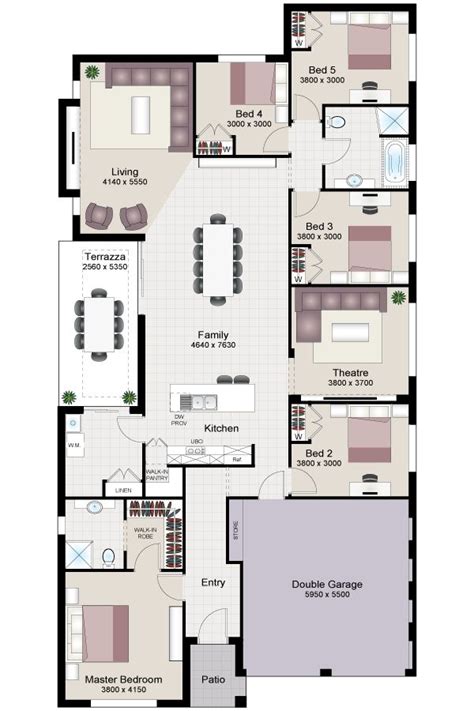 click  view floorplan house plans bedroom house plans  bedroom house plans