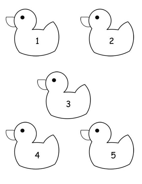 ducks printable coloring page