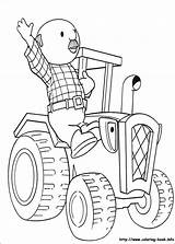 Builder Tractor sketch template