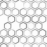 Honeycomb Stencil Geometric Honigwaben Vectorified Gemerkt Bienenwabe Mosaicos Gemt Geometricos sketch template