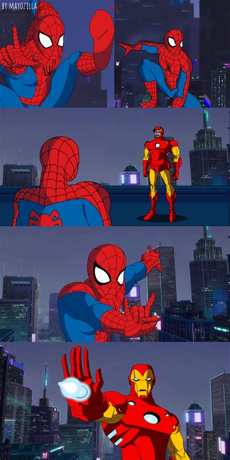 Spiderman Vs Iron Man By Mayozilla On Deviantart