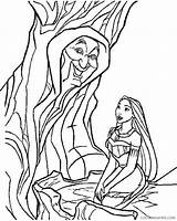 Pocahontas Willow Coloring Grandmother Pages Tree Coloring4free Getcolorings sketch template