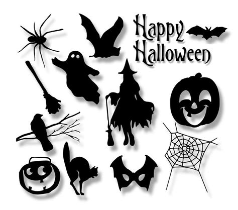 svg images halloween silhouettes  halloween cricut halloween