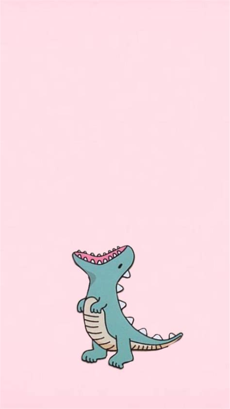 dinosaur wallpaper pink and cute happy things in 2019 cute wallpapers dinosaur wallpaper