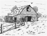 Barns sketch template