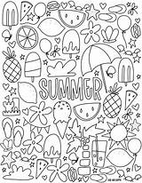 Sommer Malvorlagen Preschool Printables Kolorowanki Czerwiec Malvorlage Doodles Eis Stiel Helado Bestcoloringpagesforkids sketch template