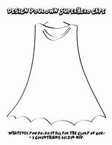 Superhero Cape Capes Coloring Own Pages Kids Template Shield Super Hero Preschool Crafts Writing Activity Ministry Activities School Choose Board sketch template