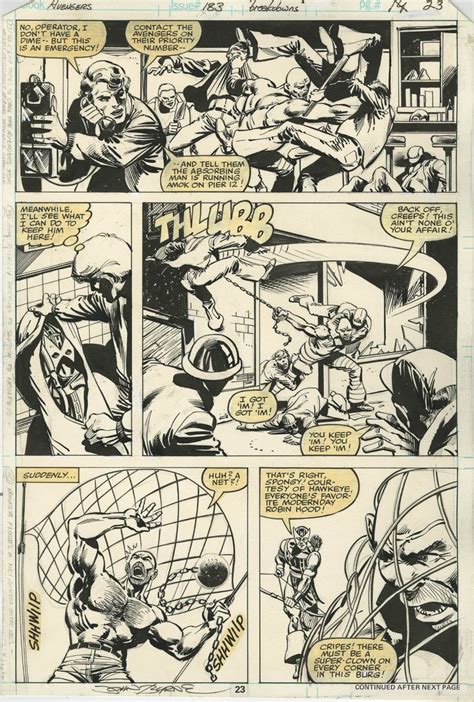 Avengers 183 Page 1979 John Byrne Prime Era Byrne