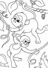 Mewarnai Monyet Monkeys Tulamama Teman Yuk Disave Kemudian Lupa Jangan Dibawah Diklik Sajak sketch template