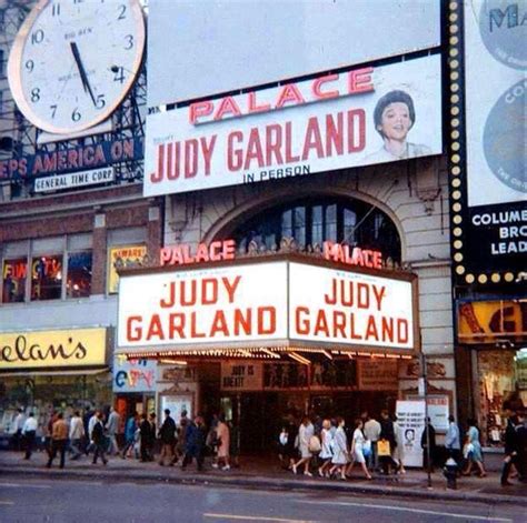 broadway marquee judy garland palace theatre judy garland judy  marquee