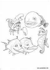 Sammy Ausmalbilder Abenteuer Sammys Coloriez Aquarium Poissons Coloriages sketch template