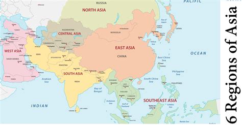 asian countries  map map  atlantic ocean area