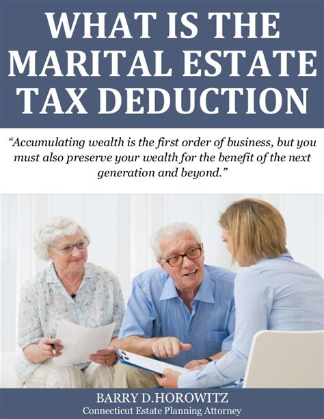 what is the marital estate tax deduction in connecticut