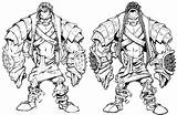 Orc Designlooter Conceptart Cadre Boards sketch template